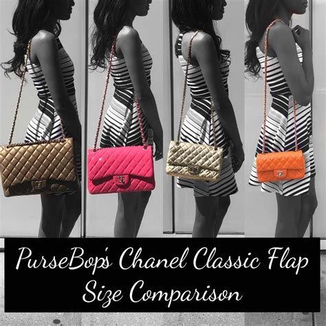 chanel classic flap bag size comparison|chanel classic flap bag price.